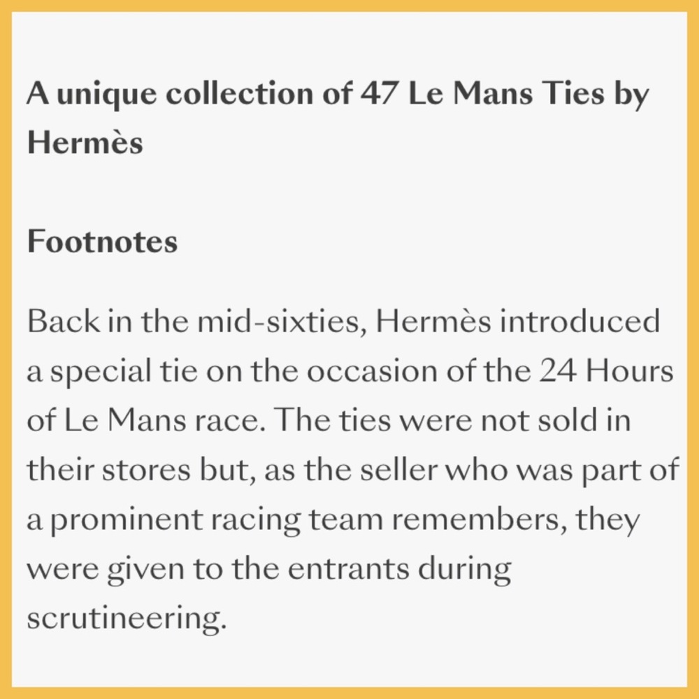 Hermès Les Mans Race Car Tie - Picture 6 of 8
